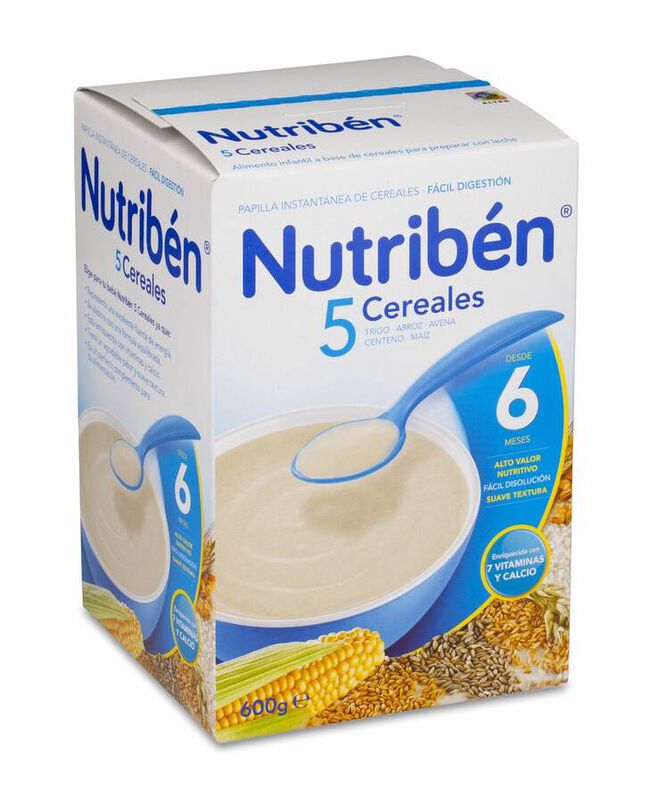 Nutriben 5 Cereales, 600 g