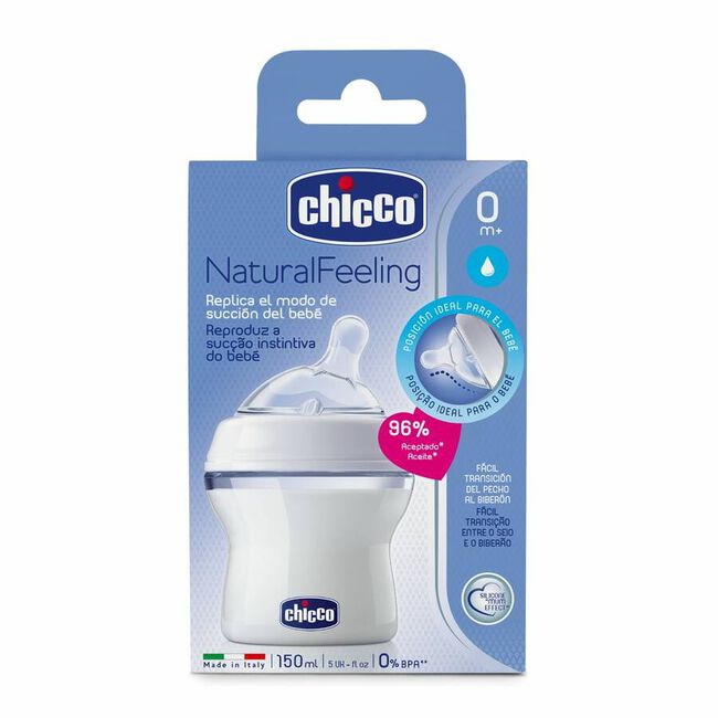 Chicco Biberón NaturalFeeling 0m+, 1 Ud