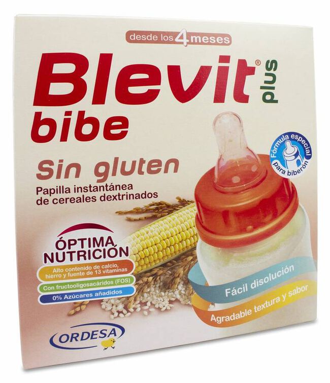 Blevit Plus Bibe Sin Gluten, 600 g