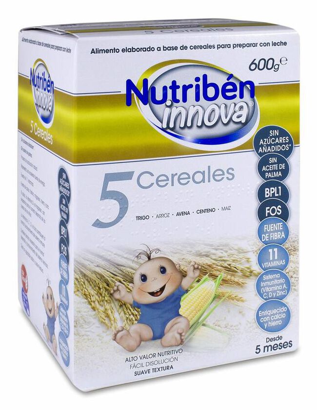 Nutriben Innova 5 Cereales, 600 g