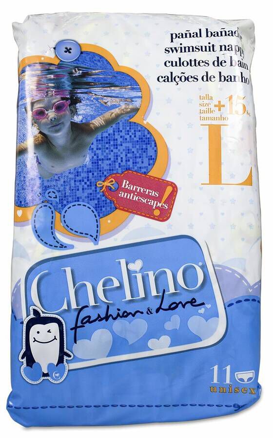 Chelino F&L Swimmers Talla L +15 kg, 11 Ud