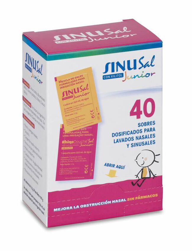 Sinusal Junior 2,5 g, 40 Uds