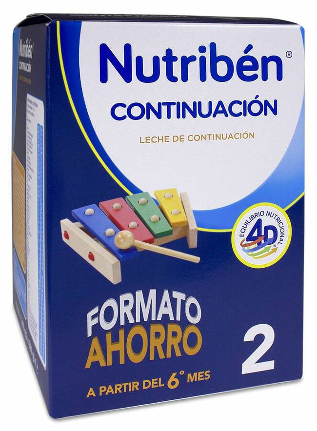 Nutriben Continuación 2 Formato Ahorro, 1200 g