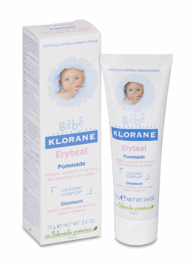 Klorane Bebé Eryteal Pomada, 75 ml