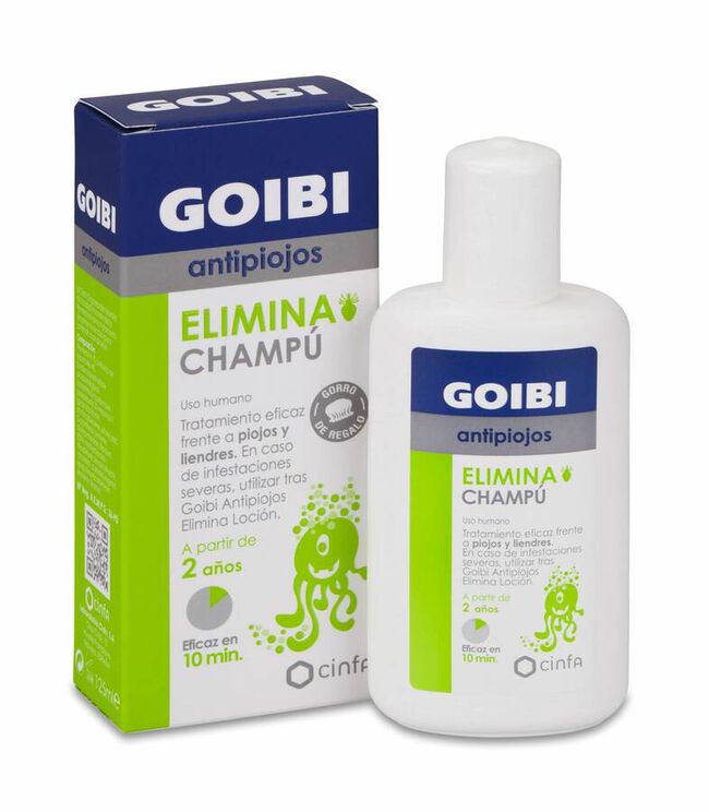 Goibi Antipiojos Elimina Champú, 125 ml