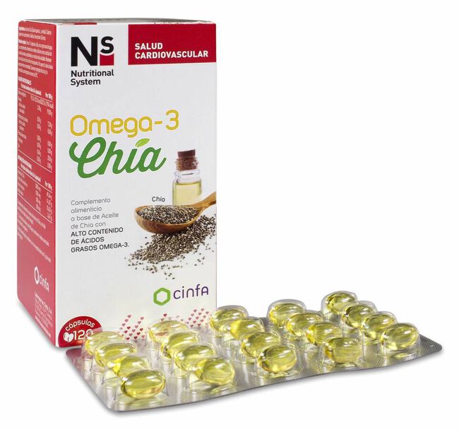 Ns Omega-3 Ch¡a, 120 C psulas