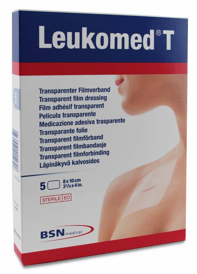 Leukomed T Ap¢sito Transparente 8 cm x 10 cm, 5 Uds