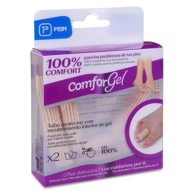 ComforGel Tubo Protector Dedos Gel, 2 x 1,5 cm