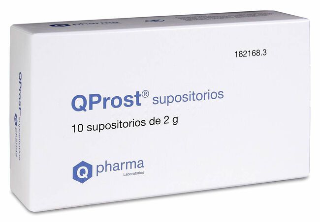 QProst Supositorios, 10 Uds