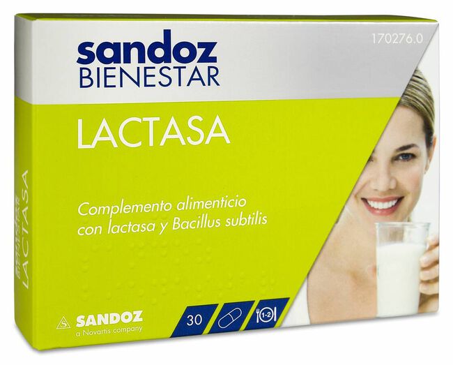 Sandoz Bienestar Lactasa, 30 C psulas