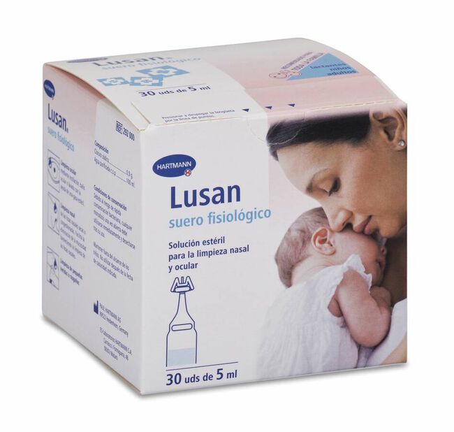 Lusan Suero Fisiol¢gico Nasal 5 ml, 30 Uds