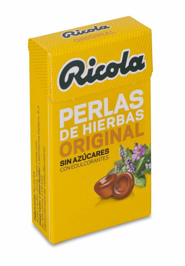 Ricola Perlas sin Az£car de Hierbas, 25 g