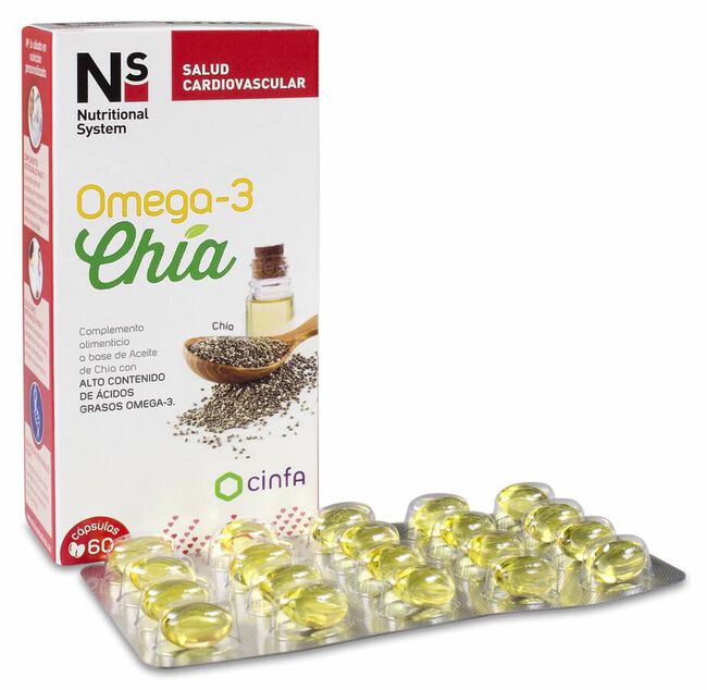 Ns Omega-3 Ch¡a, 60 C psulas