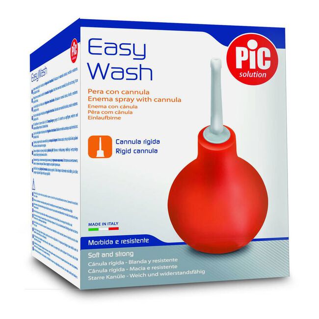 Pic Solution Easy Wash Pera con C nula R¡gida N§ 12, 1 Ud