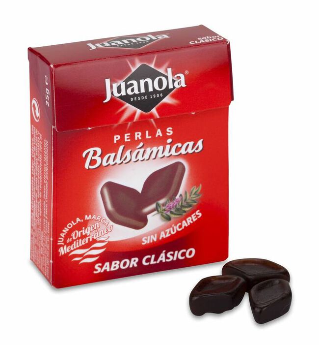 Juanola Perlas Bals micas Sabor Cl sico, 25 g