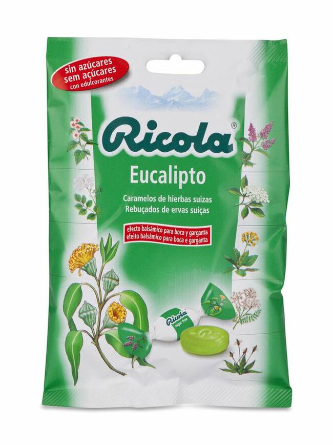 Ricola Caramelos Eucalipto sin Az£car, 50 g