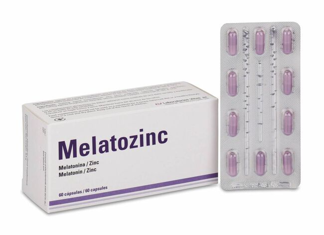 Melatozinc 1 mg, 60 C psulas