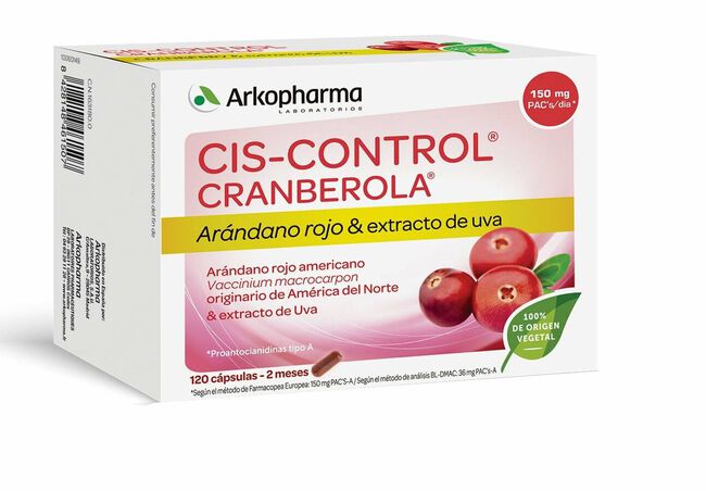 Arkopharma Cranberola Cis-control, 120 C psulas