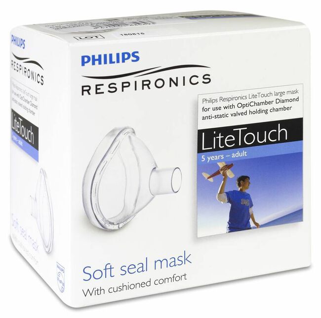 Philips LiteTouch Diamond Mascarilla Adulto, 1 Ud