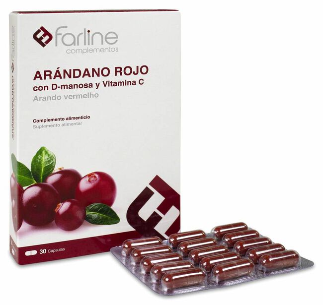 Farline Ar ndano Rojo, 30 C psulas