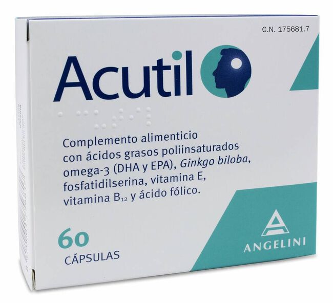 Acutil, 60 C psulas