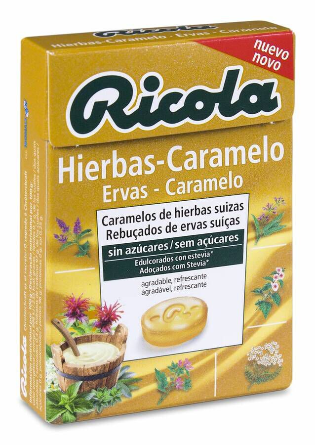 Ricola Hierbas Suizas Caramelos Sin Az£car, 50 g