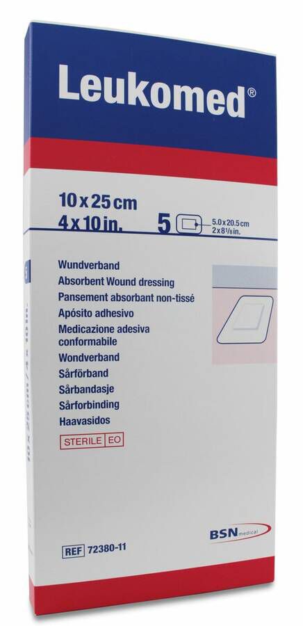 Leukomed Ap¢sito Postoperatorio 10 cm x 25 cm, 5 Uds