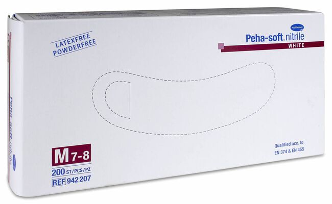 Peha-Soft Guantes de Nitrilo Talla M, 200 Uds