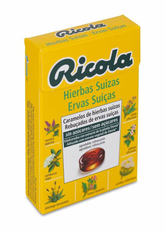 Ricola Caramelos Hierbas Suizas sin Az£car, 50 g