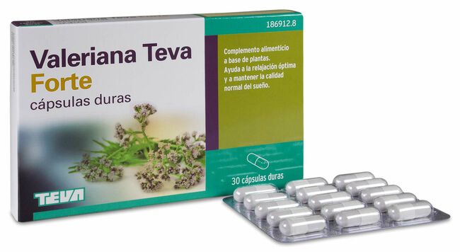 Valeriana Teva Forte 450 mg, 30 C psulas