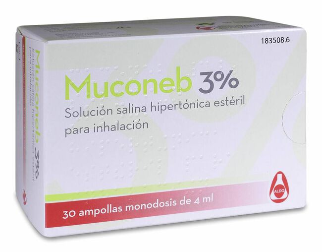 Muconeb 3% Soluci¢n Salina, 30 Ampollas