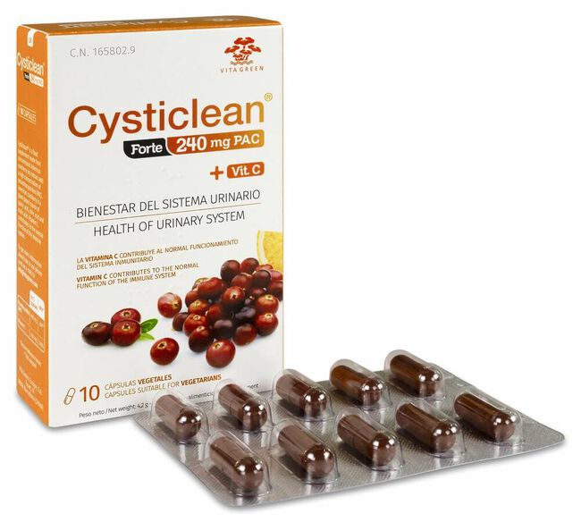 Cysticlean Forte 240 mg, 10 C psulas