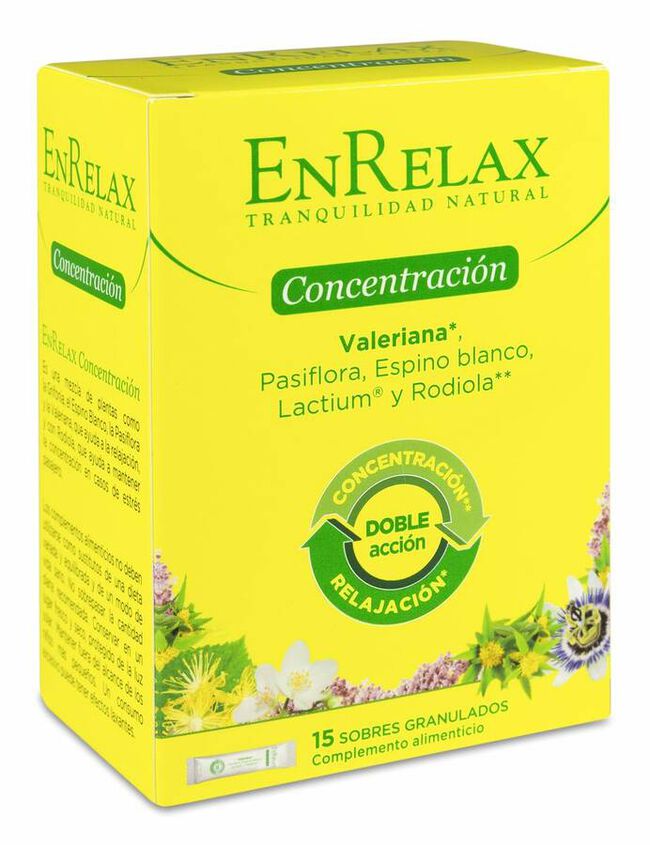 EnRelax Concentraci¢n, 15 Sobres