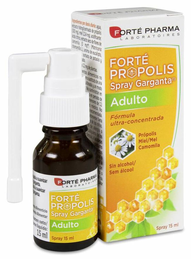 Fort‚ Pharma Pr¢polis Spray Garganta para Adulto, 15 ml