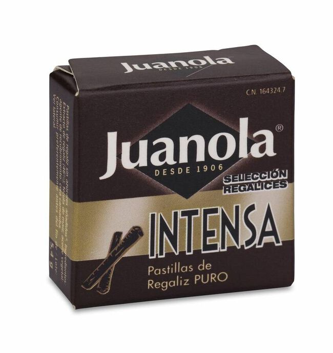 Juanola Intensa Pastillas de Regaliz Puro, 5,4 g