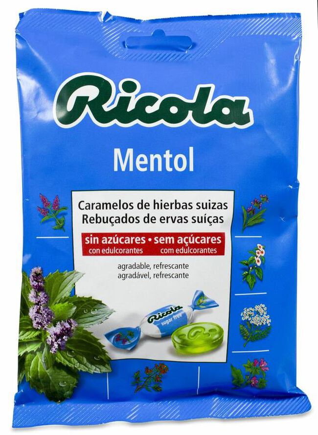 Ricola Caramelos Mentol sin Az£car, 70 g