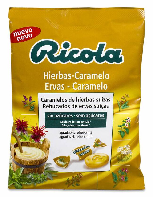 Ricola Caramelos Hierbas Suizas Sin Az£car Bolsa, 70 g