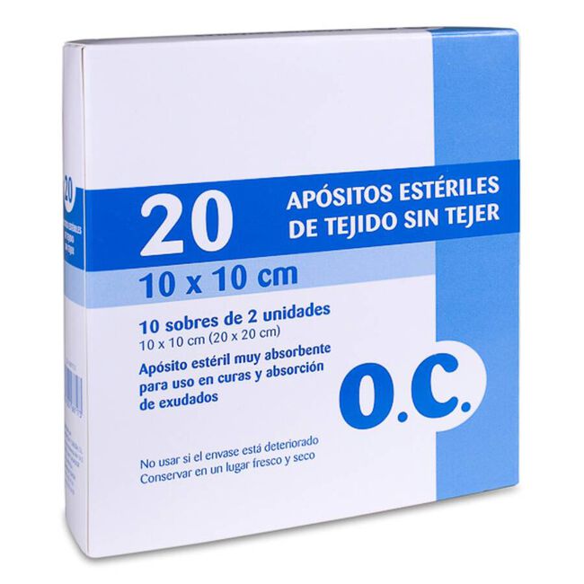 O.C. Ap¢sitos Est‚riles, 10 x 2 Uds