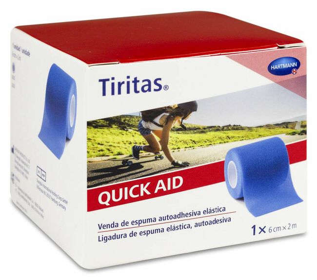 Tiritas Quick Aid 6 cm x 2 m, 1 Ud