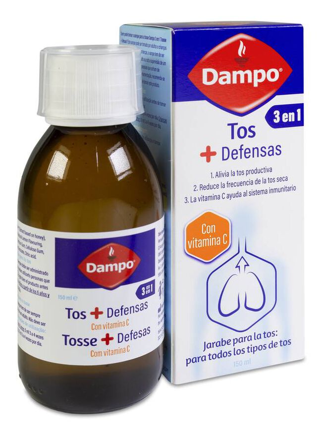 Dampo Tos + Defensas 3 en 1, 150 ml