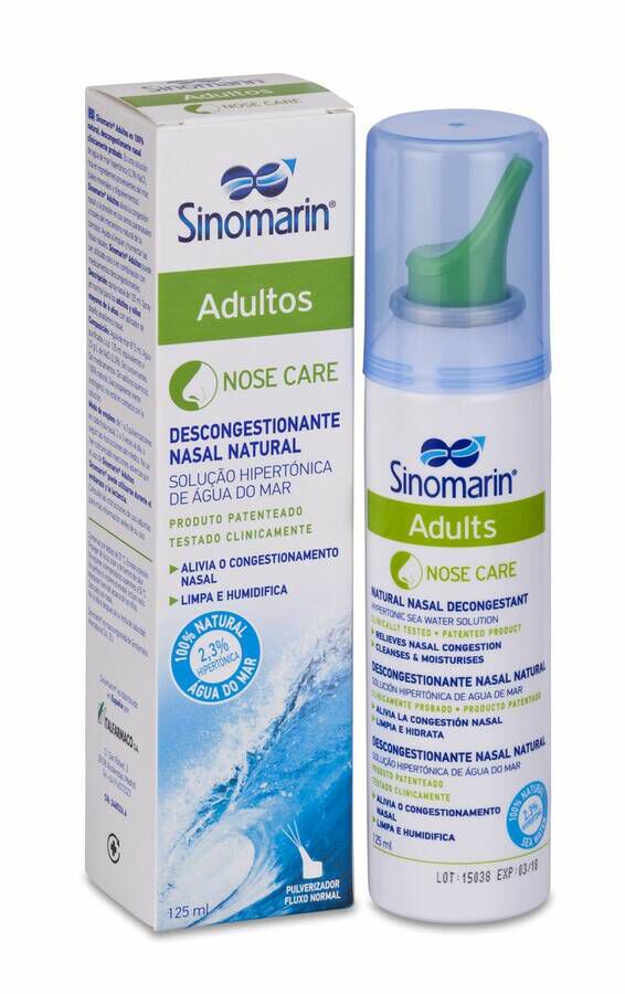 Sinomarin Adultos Limpieza Nasal, 125 ml