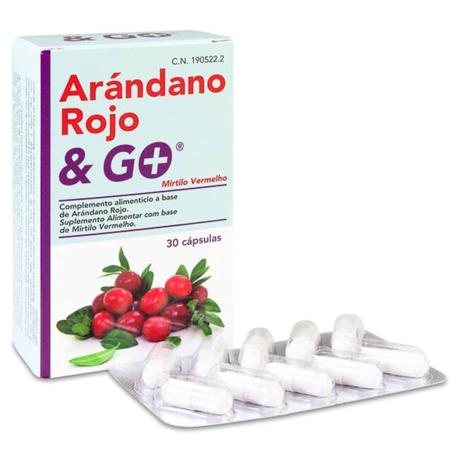 Ar ndano Rojo &Go, 30 C psulas