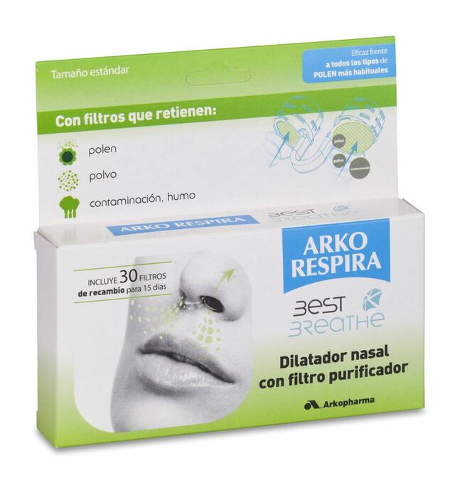 Arkopharma Arkorespira Dilatador Nasal con Filtro, 1 Ud