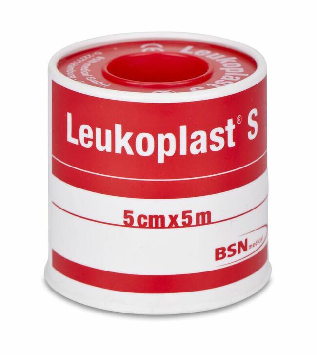 Leukoplast Esparadrapo Blanco 5 cm x 5 m, 1 Ud