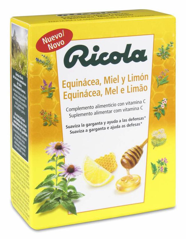 Ricola Caramelos Equin cea, Miel y Lim¢n, 50 g