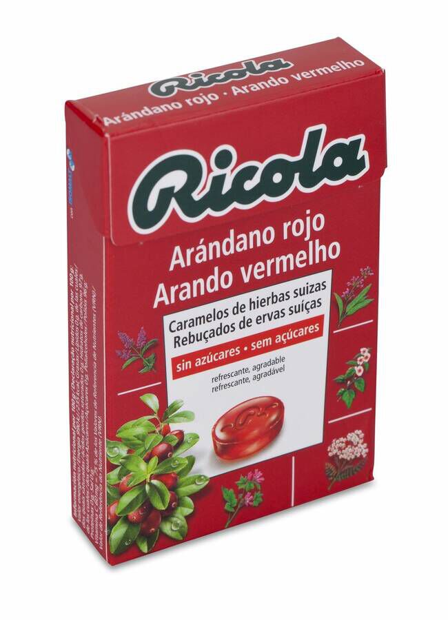 Ricola Caramelos sin Az£car de Ar ndanos Rojos, 50 g