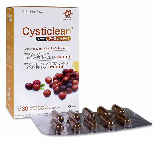 Cysticlean Forte 240 mg, 30 C psulas