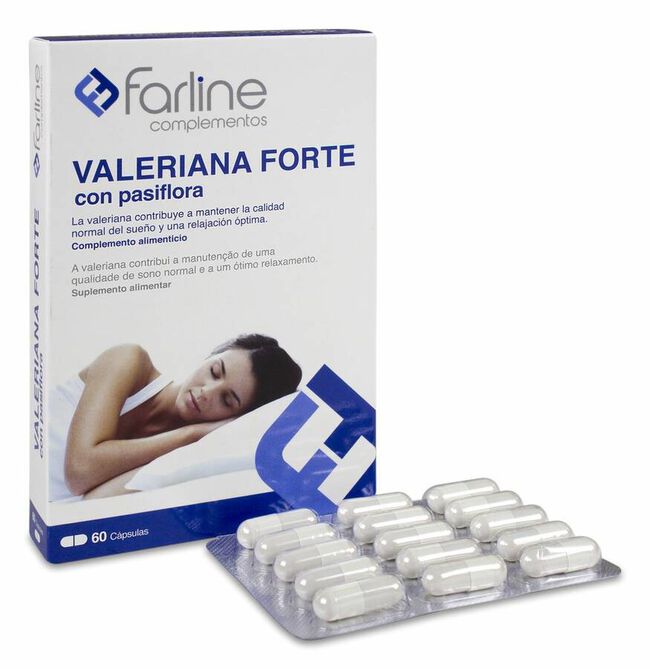 Farline Valeriana Forte, 60 C psulas