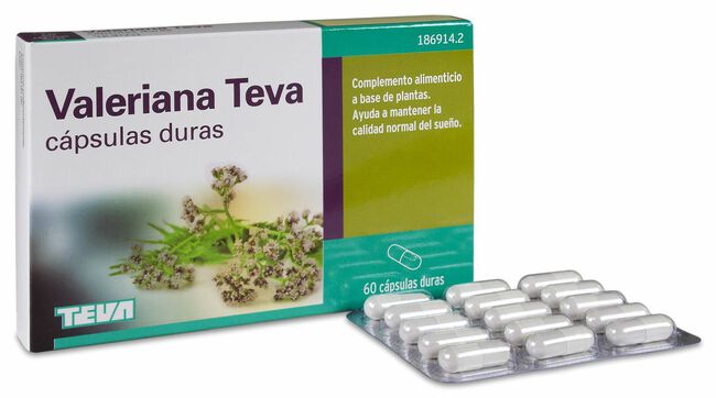 Valeriana Teva 200 mg, 60 C psulas