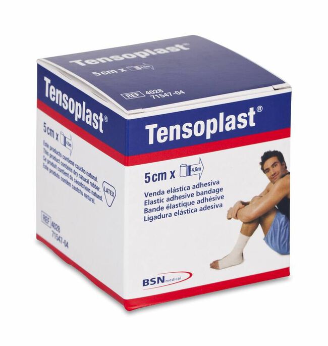 Tensoplast Venda El stica Adhesiva 5 cm x 4,5 m, 1 Ud